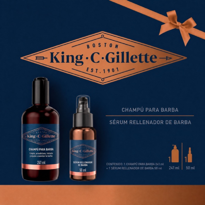 King C. Gillette Bart-Set