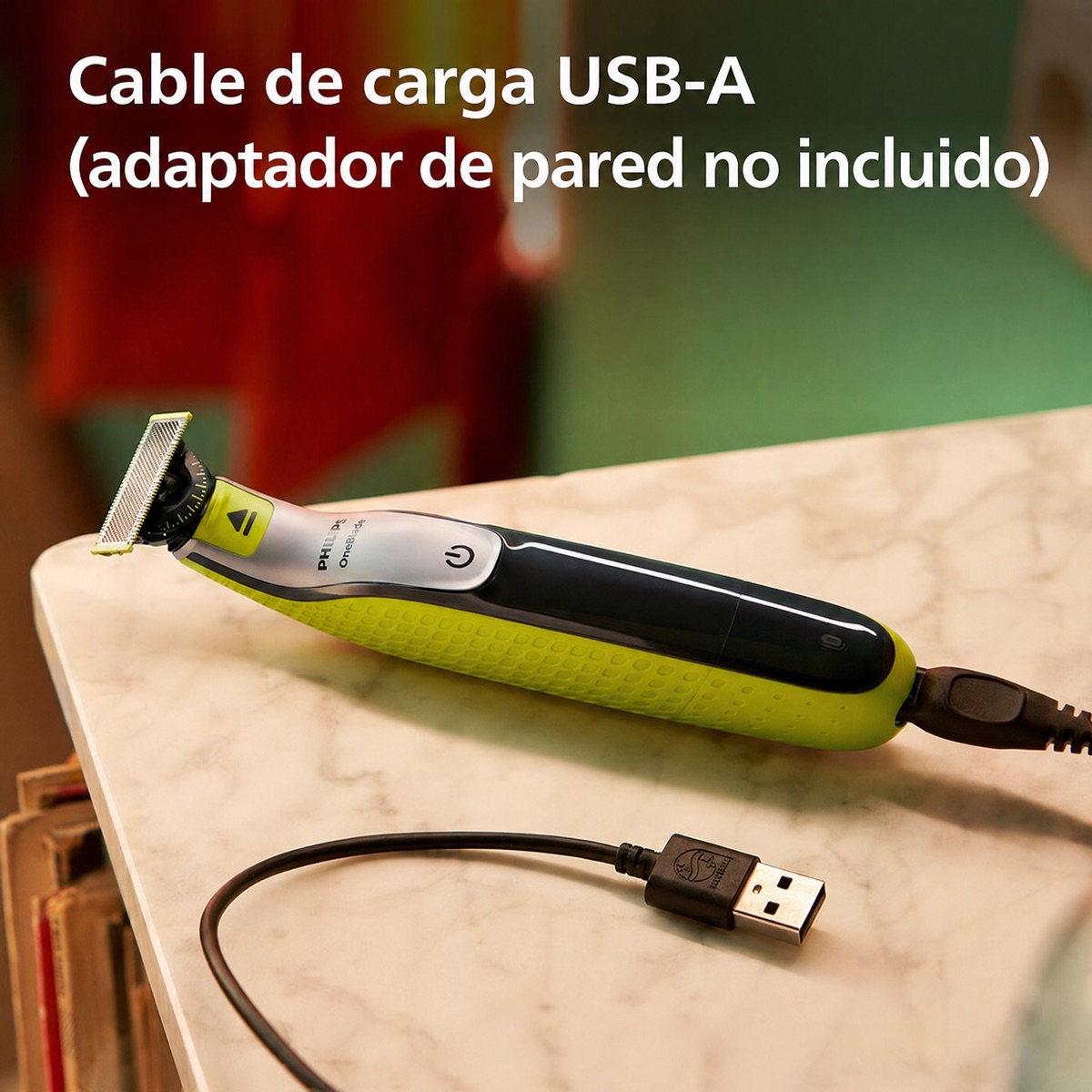 Philips OneBlade 360° Rasierer + Ersatzklinge + 5-in-1 Kammaufsatz
